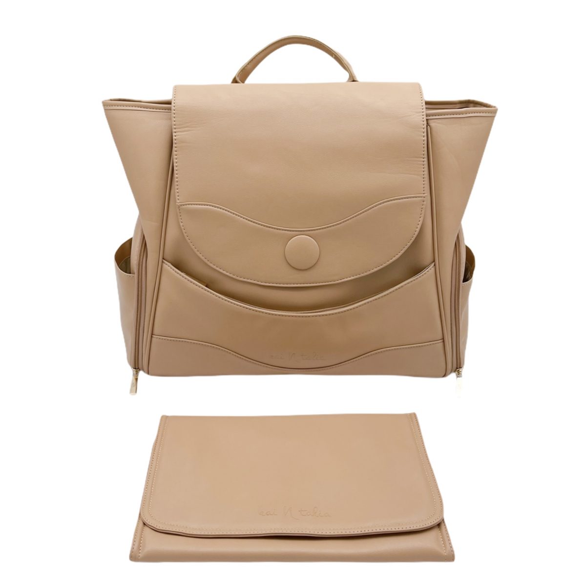 Thea Basket Bag(Nude, Mini)